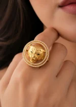 Gold Plated Diamond Ring- RING02856 - Image 4