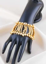 Gold Plated Kundan Bracelet- BRA002793