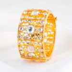Gold Plated Kundan Bracelet- BRA002903