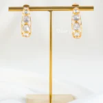 Gold Plated Kundan Earrings- EAR002843