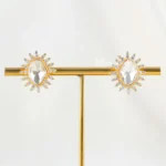 Gold Plated Kundan Earrings- EAR002866