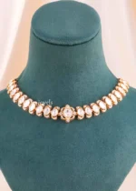 Gold Plated Kundan Necklace Set- NEC002912 - Image 2