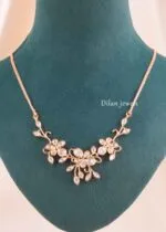 Gold Plated Kundan Necklace Set- NEC002916 - Image 3