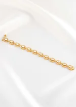 Gold Plated Moissanite Polki Bracelet- BRA002864 - Image 3