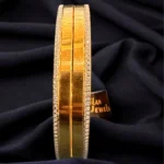 Gold- Rhodium Bangles (Yellow-Gold & White Rhodium) BAN000103