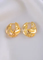 Golden Aura Hoops (Yellow Gold) EAR002137