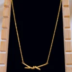 Golden Edge Necklace (Yellow Gold) NEC002052
