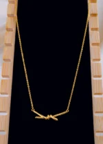 Golden Edge Necklace (Yellow Gold) NEC002052