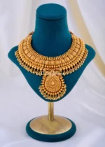 Golden Era Bridal Set (Antique Gold) NEC002150 - Image 3