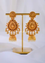 Golden Era Bridal Set (Antique Gold) NEC002150 - Image 5