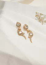 Golden Mayur Earrings (Yellow Gold) EAR000540 - Image 2