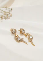 Golden Mayur Earrings (Yellow Gold) EAR000540 - Image 5