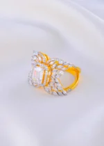 Golden Monarch Butterfly Ring (Yellow Gold) RING02179 - Image 2