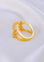 Golden Monarch Butterfly Ring (Yellow Gold) RING02179 - Image 3