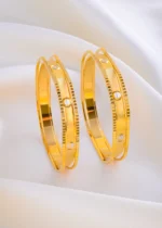 Golden Orbit Bangles (Yellow Gold) BAN001803 - Image 2