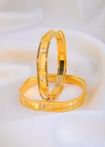 Golden Orbit Bangles (Yellow Gold) BAN001803 - Image 3