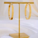 Golden Pearl Hoops (Yellow Gold) EAR002139