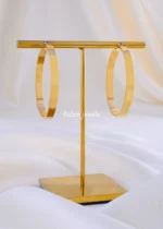 Golden Pearl Hoops (Yellow Gold) EAR002139