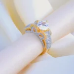 Golden Solitaire Diamond Ring (Yellow Gold) RING00882