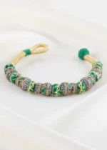 Green Diamond Bracelet- BRA002786 - Image 3