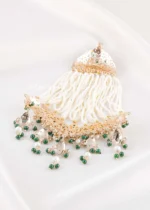 Green Gold Plated Jadau Passa- ACC002809 - Image 4