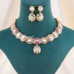 Gulnaar Elegance Necklace Set (Yellow Gold) NEC002671