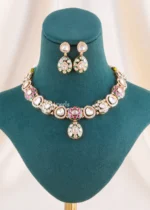 Gulnaar Elegance Necklace Set (Yellow Gold) NEC002671