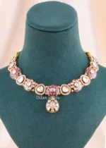 Gulnaar Elegance Necklace Set (Yellow Gold) NEC002671 - Image 2