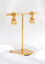 Gulnaar Jhumka Drops (Yellow Gold) EAR002515 - Image 4