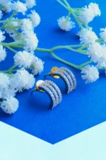 Half Baali Earrings (Yellow Gold) EAR000791