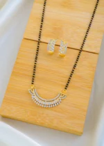 Half Baali Mangalsutra Set (Yellow Gold) MANG01525
