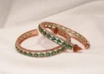 Half Bali Hoops (Rose Gold) EAR000467