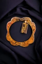 Heart Single Line Bangles (Yellow-Gold) BAN000405 - Image 2