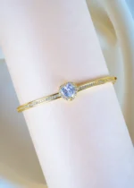 Heart Solitaire Bracelet (Yellow Gold) BRA000651 - Image 5