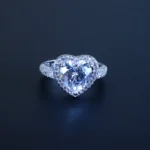 Heart Solitaire Ring (Silver) RING01230