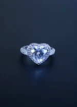 Heart Solitaire Ring (Silver) RING01230