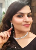 Hearts Diamond Necklace Set (White-Gold) - NEC02122204