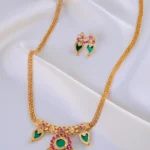 Heritage Bloom Necklace (Antique Gold) NEC002013