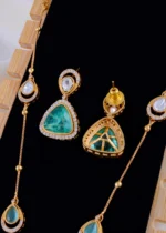 Heritage Glow Green Set (Antique Gold) NEC002004 - Image 3