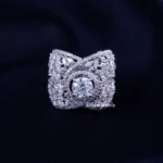 Icy Marquise Bow Ring (Silver) RING02211