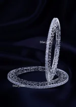 Imperial Shimmer Bangles (Silver) BAN002214 - Image 2