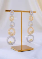 Infinity Ring Glam Drops (Yellow Gold) EAR002193 - Image 2