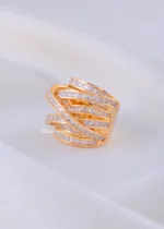 Infinity Sparkle Band Ring (Yellow Gold) RING02262 - Image 2