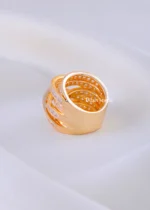 Infinity Sparkle Band Ring (Yellow Gold) RING02262 - Image 3