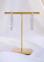 Infinity Sparkle Statement Hoops (Yellow Gold) EAR002239