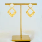Ivory Aurora Loops (Yellow Gold) EAR001814