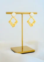 Ivory Aurora Loops (Yellow Gold) EAR001814 - Image 2