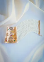 Jadau Multi Paatla Bracelet (Yellow Gold) BRA001042 - Image 2