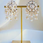 Jadau Pearl Earrings (Yellow Gold) EAR000957