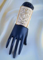 Jadau Pearl Star Paatla Bracelet (Yellow Gold) BRA001045 - Image 3